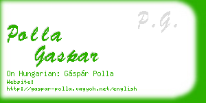 polla gaspar business card